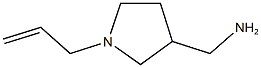 1-(1-allylpyrrolidin-3-yl)methanamine(SALTDATA: 1.2HCl 0.95H2O) 结构式