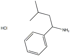 3-甲基-1-苯基丁烷-1-胺盐酸盐 结构式