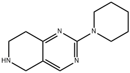 2-PIPERIDIN-1-YL-5,6,7,8-TETRAHYDROPYRIDO[4,3-D]PYRIMIDINE 结构式