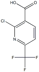 2-CHLORO-6-(TRIFLUOROMETHYL)PYRIDINE-3-CARBOXYLIC ACID 结构式