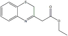 ETHYL 2H-1,4-BENZOTHIAZIN-3-YLACETATE 结构式