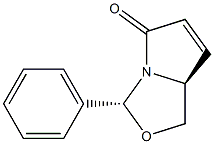 (3R,7AS)-3-PHENYL-1,7A-DIHYDRO-5H-PYRROLO[1,2-C][1,3]OXAZOL-5-ONE 结构式