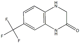 7-(TRIFLUOROMETHYL)-3,4-DIHYDROQUINOXALIN-2(1H)-ONE 结构式
