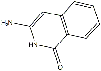 3-AMINOISOQUINOLIN-1(2H)-ONE 结构式