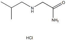 2-(ISOBUTYLAMINO)ACETAMIDE HYDROCHLORIDE 结构式