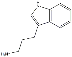 3-(1H-indol-3-yl)propan-1-amine 结构式