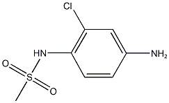 N-(4-AMINO-2-CHLOROPHENYL)METHANESULFONAMIDE 结构式