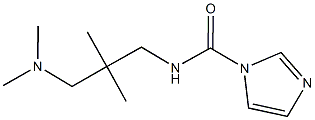 N-[3-(dimethylamino)-2,2-dimethylpropyl]-1H-imidazole-1-carboxamide 结构式