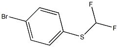 1-bromo-4-[(difluoromethyl)thio]benzene 结构式