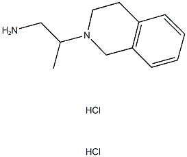 2-(3,4-dihydroisoquinolin-2(1H)-yl)propan-1-amine dihydrochloride 结构式