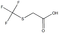 [(trifluoromethyl)thio]acetic acid 结构式