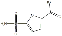 5-(aminosulfonyl)-2-furoic acid 结构式