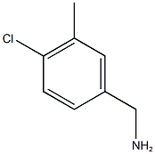 (4-chloro-3-methylphenyl)methanamine 结构式