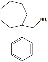 (1-phenylcycloheptyl)methanamine 结构式