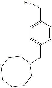 [4-(azocan-1-ylmethyl)phenyl]methanamine 结构式