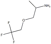 1-(2,2,2-trifluoroethoxy)propan-2-amine 结构式