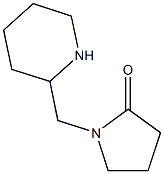 1-(piperidin-2-ylmethyl)pyrrolidin-2-one 结构式