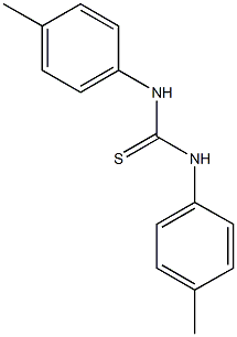 1,3-bis(4-methylphenyl)thiourea 结构式