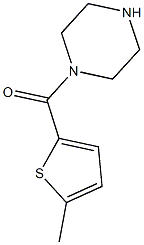 1-[(5-methylthiophen-2-yl)carbonyl]piperazine 结构式