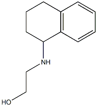 2-(1,2,3,4-tetrahydronaphthalen-1-ylamino)ethan-1-ol 结构式