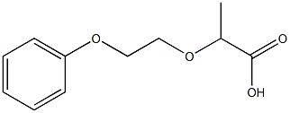 2-(2-phenoxyethoxy)propanoic acid 结构式