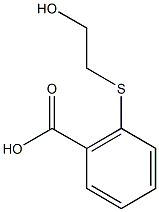 2-[(2-hydroxyethyl)sulfanyl]benzoic acid 结构式