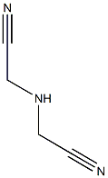 2-[(cyanomethyl)amino]acetonitrile 结构式