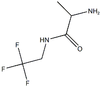 2-amino-N-(2,2,2-trifluoroethyl)propanamide 结构式