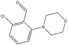2-chloro-6-(morpholin-4-yl)benzaldehyde 结构式