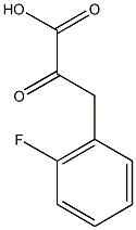 3-(2-fluorophenyl)-2-oxopropanoic acid 结构式