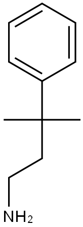 3-methyl-3-phenylbutan-1-amine 结构式
