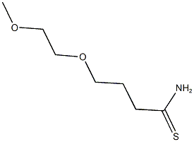 4-(2-methoxyethoxy)butanethioamide 结构式