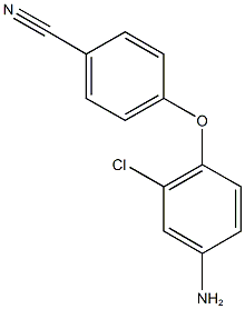 4-(4-amino-2-chlorophenoxy)benzonitrile 结构式