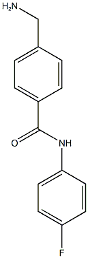 4-(aminomethyl)-N-(4-fluorophenyl)benzamide 结构式