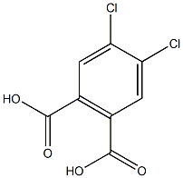 4,5-dichlorobenzene-1,2-dicarboxylic acid 结构式