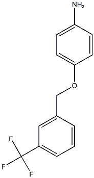 4-{[3-(trifluoromethyl)phenyl]methoxy}aniline 结构式