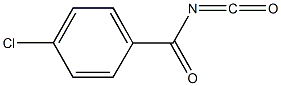 4-chlorobenzoyl isocyanate 结构式