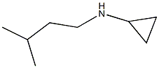 N-(3-methylbutyl)cyclopropanamine 结构式