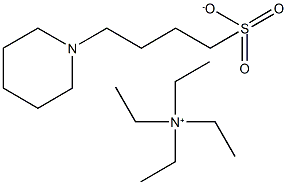 Tetraethylammonium 4-(piperidin-1-yl)butane-1-sulfonate 结构式