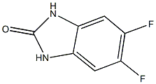 5,6-DIFLUORO-1,3-DIHYDRO-2H-BENZIMIDAZOL-2-ONE 结构式