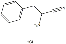 2-AMINO-3-PHENYLPROPANENITRILE HYDROCHLORIDE 结构式