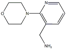 (2-MORPHOLIN-4-YLPYRIDIN-3-YL)METHYLAMINE 结构式