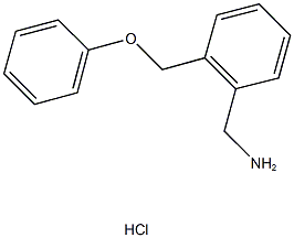 1-[2-(PHENOXYMETHYL)PHENYL]METHANAMINE HYDROCHLORIDE 结构式