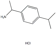 1-(4-ISOPROPYLPHENYL)ETHANAMINE HYDROCHLORIDE 结构式