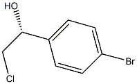 (1R)-1-(4-BROMOPHENYL)-2-CHLOROETHANOL 结构式