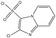 2-CHLOROIMIDAZO[1,2-A]PYRIDINE-3-SULFONYL CHLORIDE 结构式
