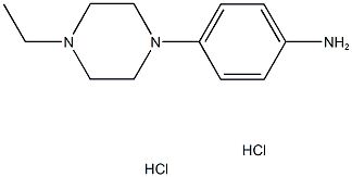 4-(4-ETHYLPIPERAZIN-1-YL)ANILINE DIHYDROCHLORIDE 结构式