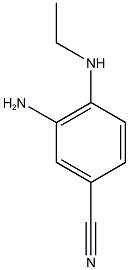 3-AMINO-4-ETHYLAMINO-BENZONITRILE 结构式