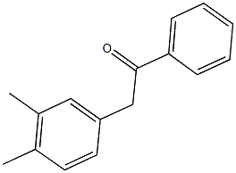 2-(3,4-dimethylphenyl)-1-phenylethanone 结构式