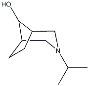 3-isopropyl-3-azabicyclo[3.2.1]octan-8-ol 结构式